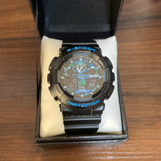 カシオ Gショック ジーショック ビッグフェイス GA-100CB-1A カモフラージュの画像