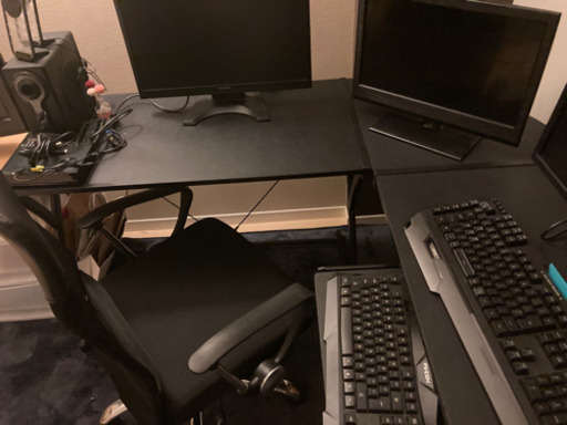 L字パソコンデスクセット　【値下げ】