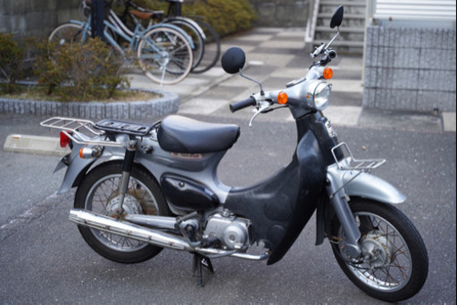 ホンダ　リトルカブ　7700km タイヤほぼ新品　自賠責R4年3月　スマホ充電可　セルなし