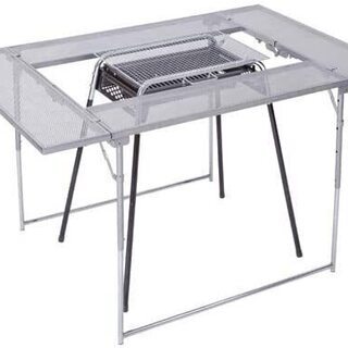 Alpine DESIGN 2WAY フォールディング BBQテーブルの画像