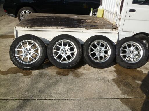 15インチアルミ+スタッドレスタイヤ４本セット