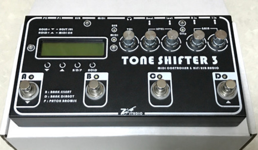 TONE SHIFTER 3 midi iOS対応 オーディオインターフェース midi フットコントローラー
