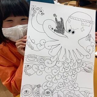 絵が苦手な子専用!絵が好きになる子供絵画教室(基礎6回講座)生徒...
