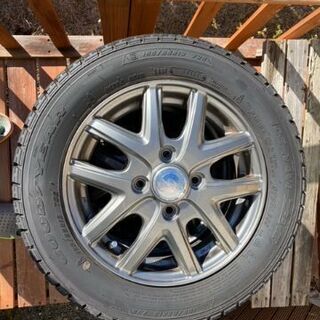 スタッドレスタイヤ　155/65R13　タイヤ・ホイールセット　...