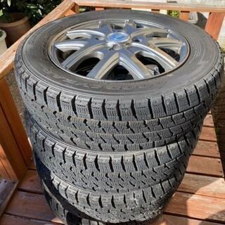 スタッドレスタイヤ　155/65R13　タイヤ・ホイールセット　グッドイヤー製の画像
