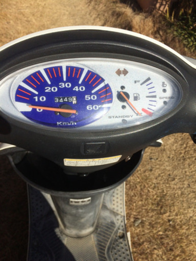 原付き HONDA Dio  ホワイト