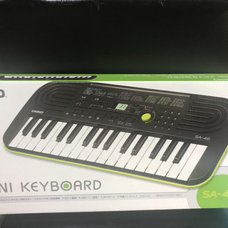 SA-46 ミニキーボードと純正ACアダプタ 新品未使用