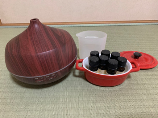 お取引決定【美品　アロマ加湿器】ミニココット付き