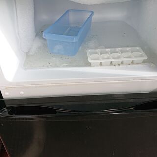 N　12-450　A-STAGE　2ドア冷凍冷蔵庫　AR-90L02BK　2018年製の画像