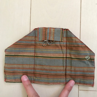 和柄生地のキーケースの画像