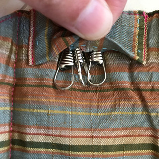 和柄生地のキーケースの画像