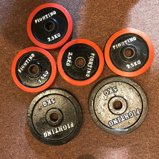 プレート　2.5kg×4 5kg×2   28mm穴の画像