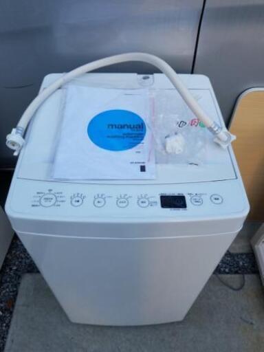 ☆美品☆Haier TAG label by amadana 全自動電気洗濯機 4.5kg ホワイト 2018年製