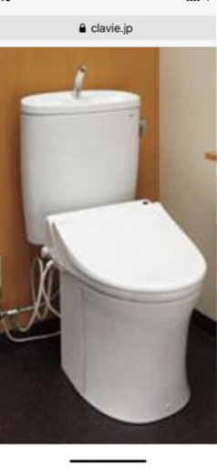 TOTO   手洗付密結タンクと電気温水便座カバー