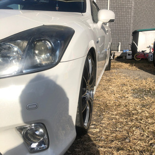 2012年　後期型　黒本革　完全ディーラー管理車　クラウン　ハイブリッド3.5Gパッケージ　タナベ車高調SRS 車検令和3年6月の画像