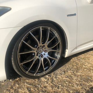 2012年　後期型　黒本革　完全ディーラー管理車　クラウン　ハイブリッド3.5Gパッケージ　タナベ車高調SRS 車検令和3年6月の画像