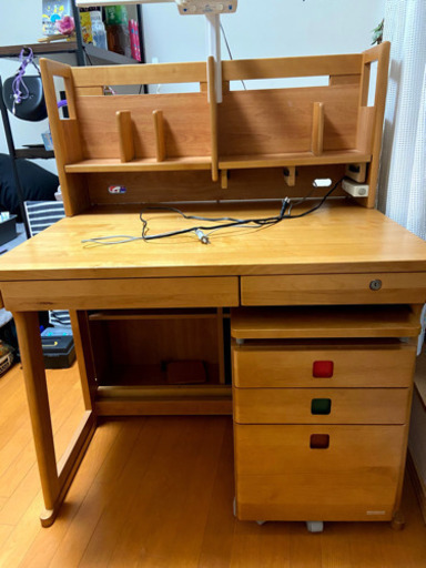 学習机 棚、椅子付き(KOIZUMI)