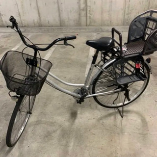 チャイルドシート付　自転車