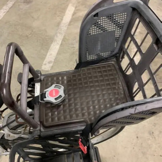 チャイルドシート付　自転車の画像