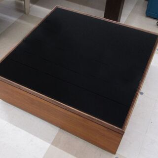 ACTUS アクタス　RIMO II 収納付リビングテーブル 中古品 ACTUS/アクタス RIMOⅡ/リモ2 ガラス天板付き センターテーブル