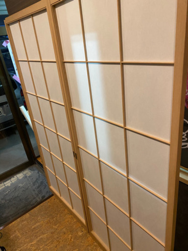 アルミ製障子2枚セット