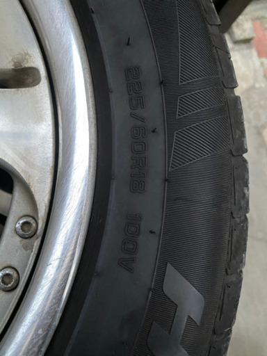 WORKホイールタイヤ付き225/60/18