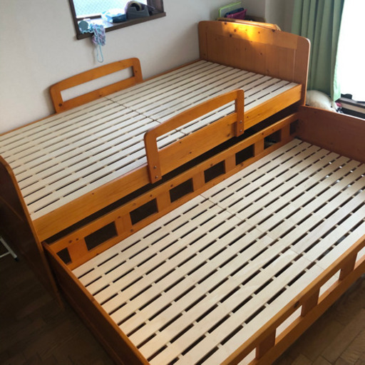 収納式2段ベッド 引き出し式2段ベッド