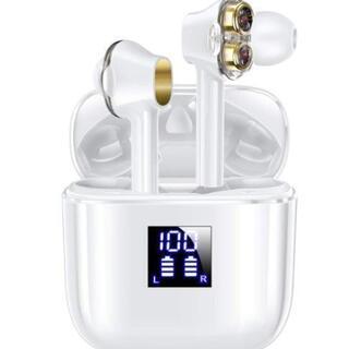 新品　ホワイトイヤホン ワイヤレスイヤホン bluetooth5.0