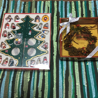 クリスマスツリー&クリスマスリーフ セット 未使用