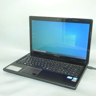  送料無料 1台限定 ノートパソコン 中古良品 15.6型 Lenovo G570 第2世代Core i3 4GB 500GB DVDマルチ 無線 テンキー Windows10 Office