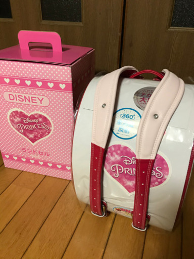お値下げ‼️新品未使用　ディズニープリンセス　ランドセル　赤
