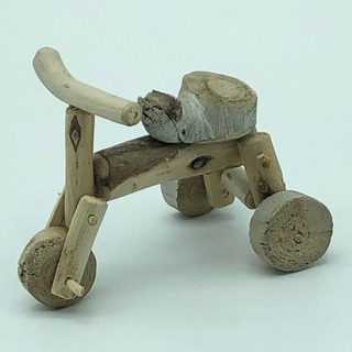 【流木作家ken】ハンドメイド作品■流木アート■ミニ三輪車