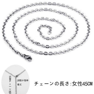 新品★ 2連リング　ネックレス　ギフトBOX付  お洒落で可愛いの画像