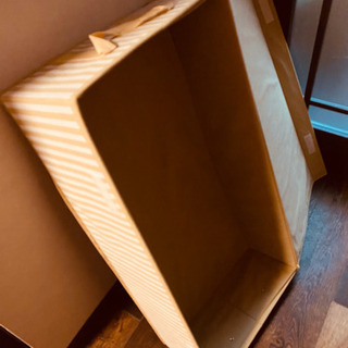 【無料】収納ボックス　ストライプの画像