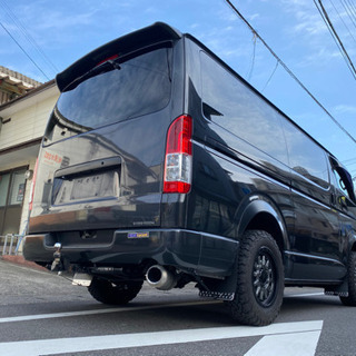 上げカスタム　ハイエース　4型LED仕様　AT交換済の画像