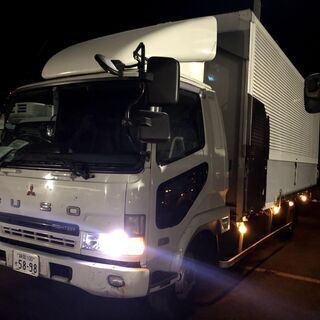 三菱ふそう　ファイター　ウイング車　H17　ウイング　ワイド車　車検付き！  分割応談の画像