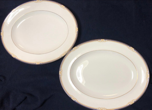 廃盤　WEDG WOOD ウェッジウッド キャベンディッシュ オーバルプレート