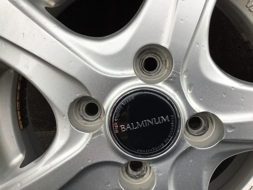 155/65R13ﾌﾞﾘｼﾞｽﾄﾝVRX +ﾊﾞﾙﾐﾅｱﾙﾐﾎｲｰﾙです。