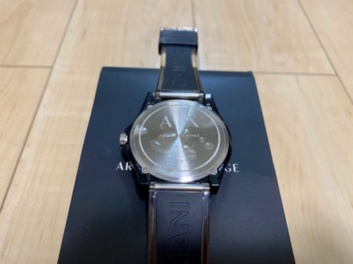 [美品]A|X アルマーニ エクスチェンジ 腕時計 正規輸入品 ブラック