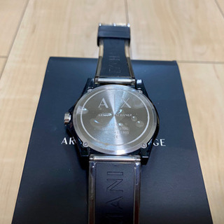 [美品]A|X アルマーニ エクスチェンジ 腕時計 正規輸入品 ブラックの画像