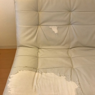 【無料】ソファ差し上げます（傷あり）の画像