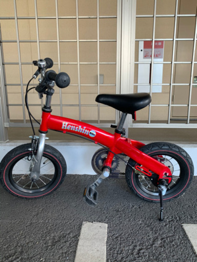 決まりました！へんしんバイク　赤