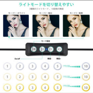 Hodekt 10インチ　Bluetooth　LEDリングライトの画像
