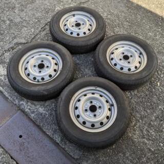 取引中　ミラバン純正ホイール　タイヤ