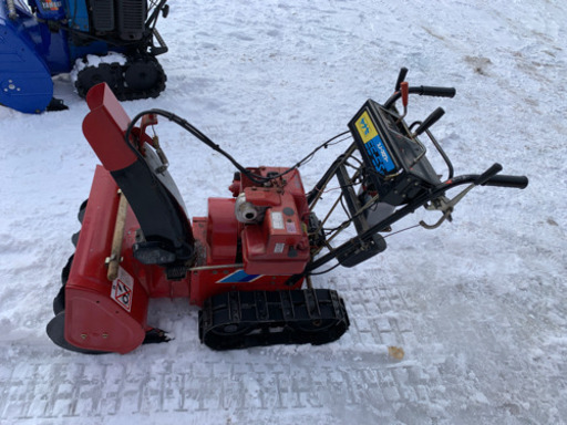 除雪機　ヤナセ　スノースロアー　セル付き