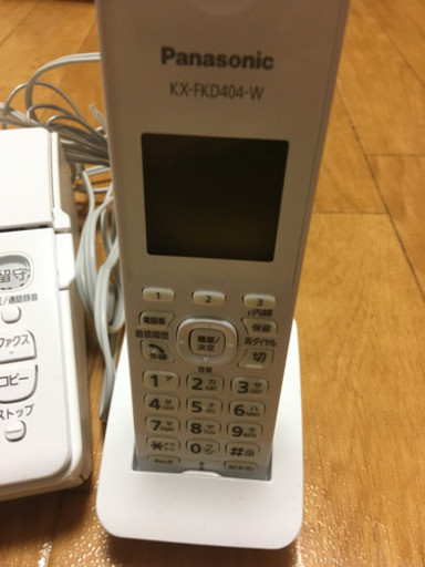 (取引完了)② (2019年新品で購入) (美麗品)Panasonic/電話・ファックス