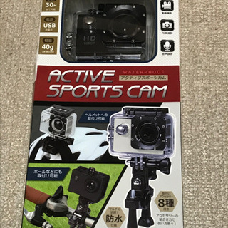 HAC（ハック） アクティブ スポーツカム アクションカメラ 水...