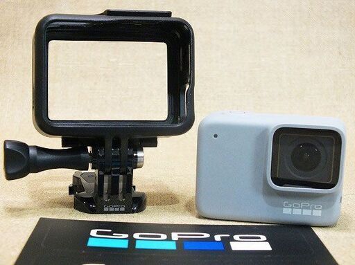 【苫小牧バナナ】国内正規品/中古 GoPro/ゴープロ HREO7 White ホワイト CHDHB-601-FW ウェアラブル アクション カメラ 防水 付属一式 保証書付♪