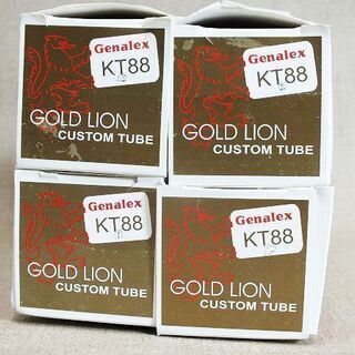 【苫小牧バナナ】ゴールドライオン/GOLD LION CUSTOM TUBE オーディオ用 真空管 Genalex KT88 4本セット♪ 苫小牧バナナ】ゴールドライオン/GOLD LION CUSTOM TUBE