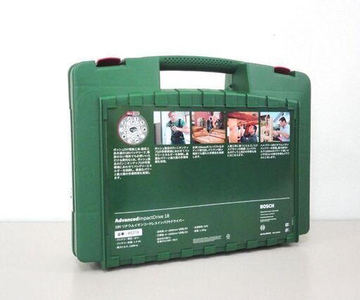 開封未使用品 BOSCH/ボッシュ 18V リチウムイオンコードレス インパクトドライバ IPD218 1.5Ahバッテリー2個+充電